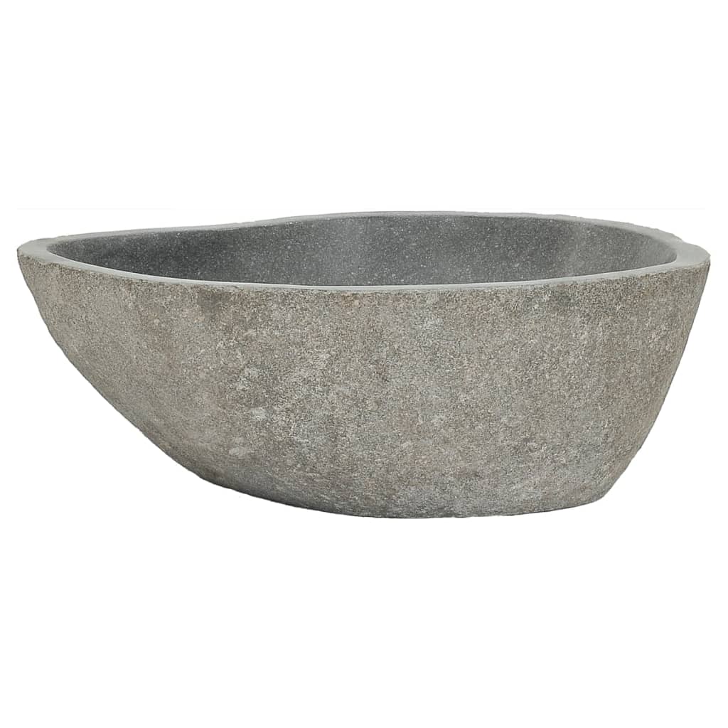 vidaXL Basin River Stone Oval (37-46)x(29-36) cm