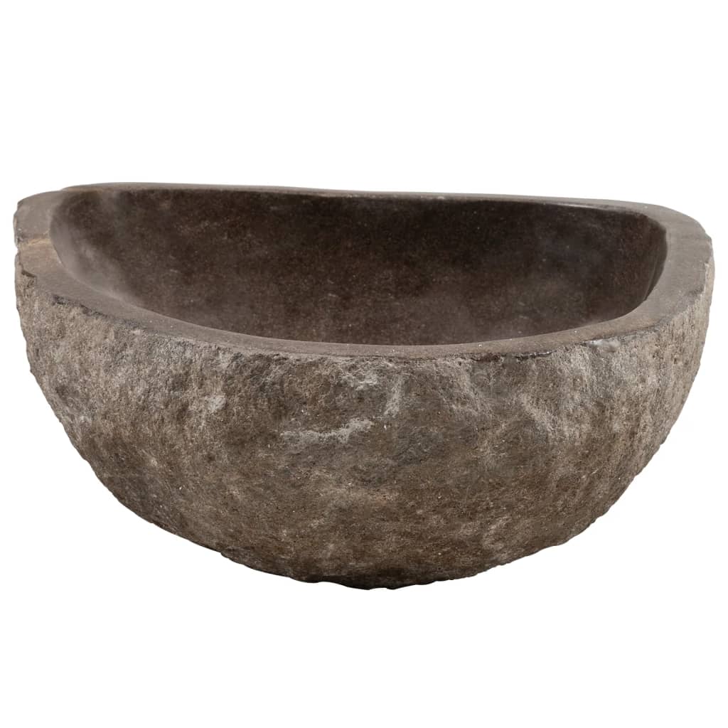 vidaXL Basin River Stone Oval (45-53)x(34-41) cm