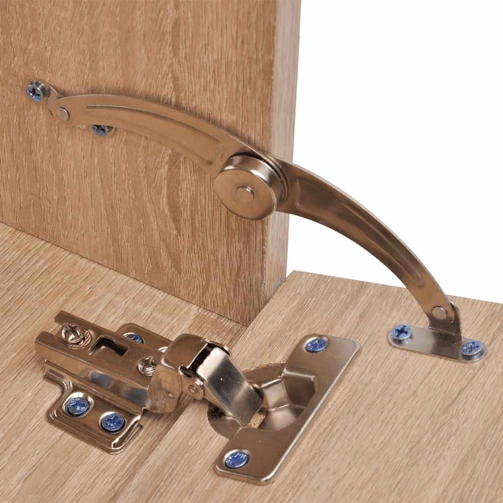 Eight Piece Bathroom Furniture and Basin Set Beige