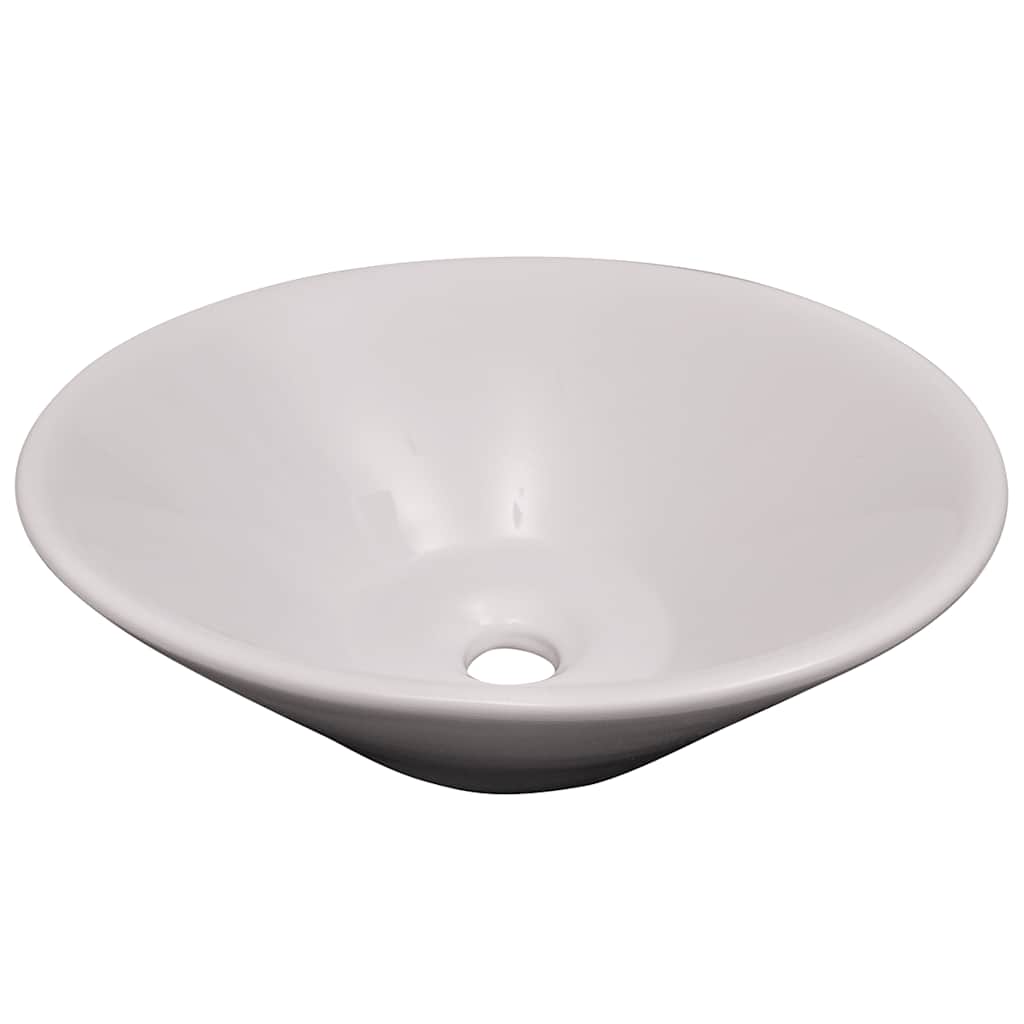 Eight Piece Bathroom Furniture and Basin Set Beige
