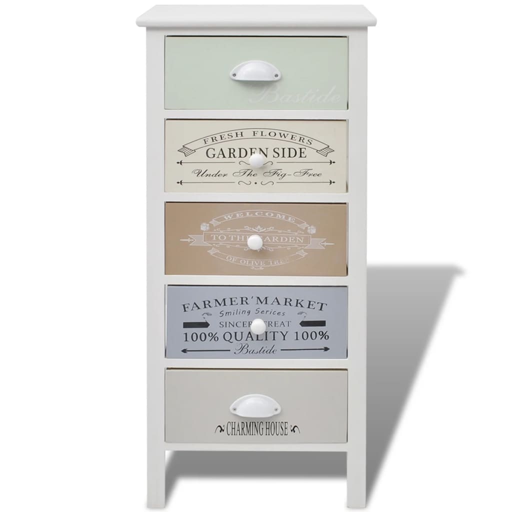 Storage Cabinet | Multicoloured with vintage prints