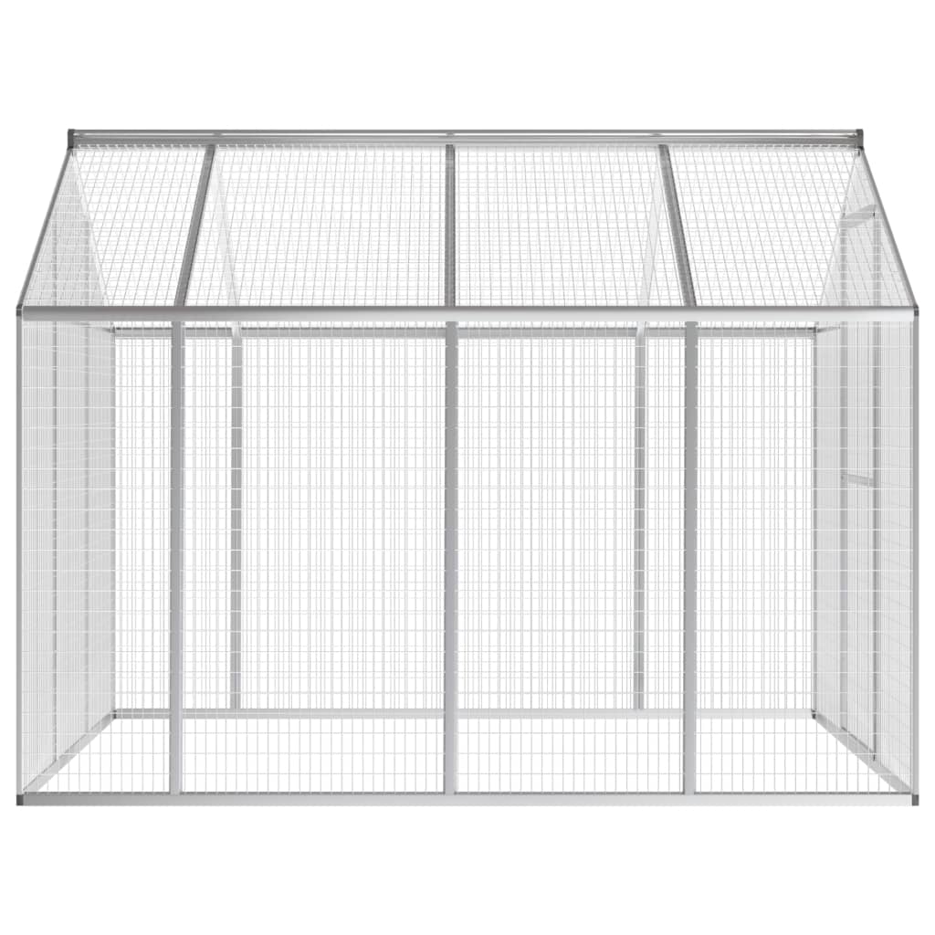 vidaXL Outdoor Aviary Aluminium 178x242x192 cm