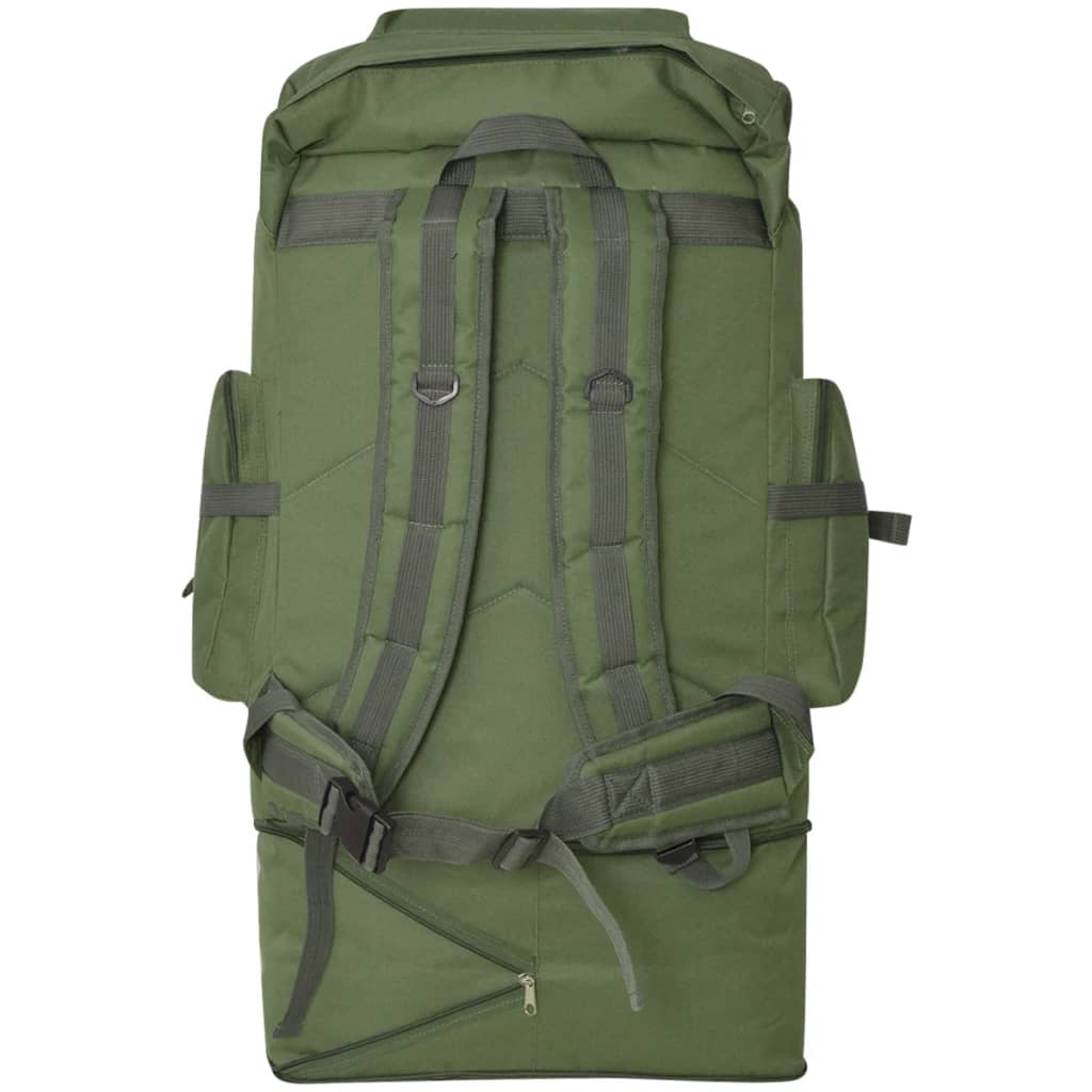 vidaXL Army-Style Backpack XXL 100 L Green