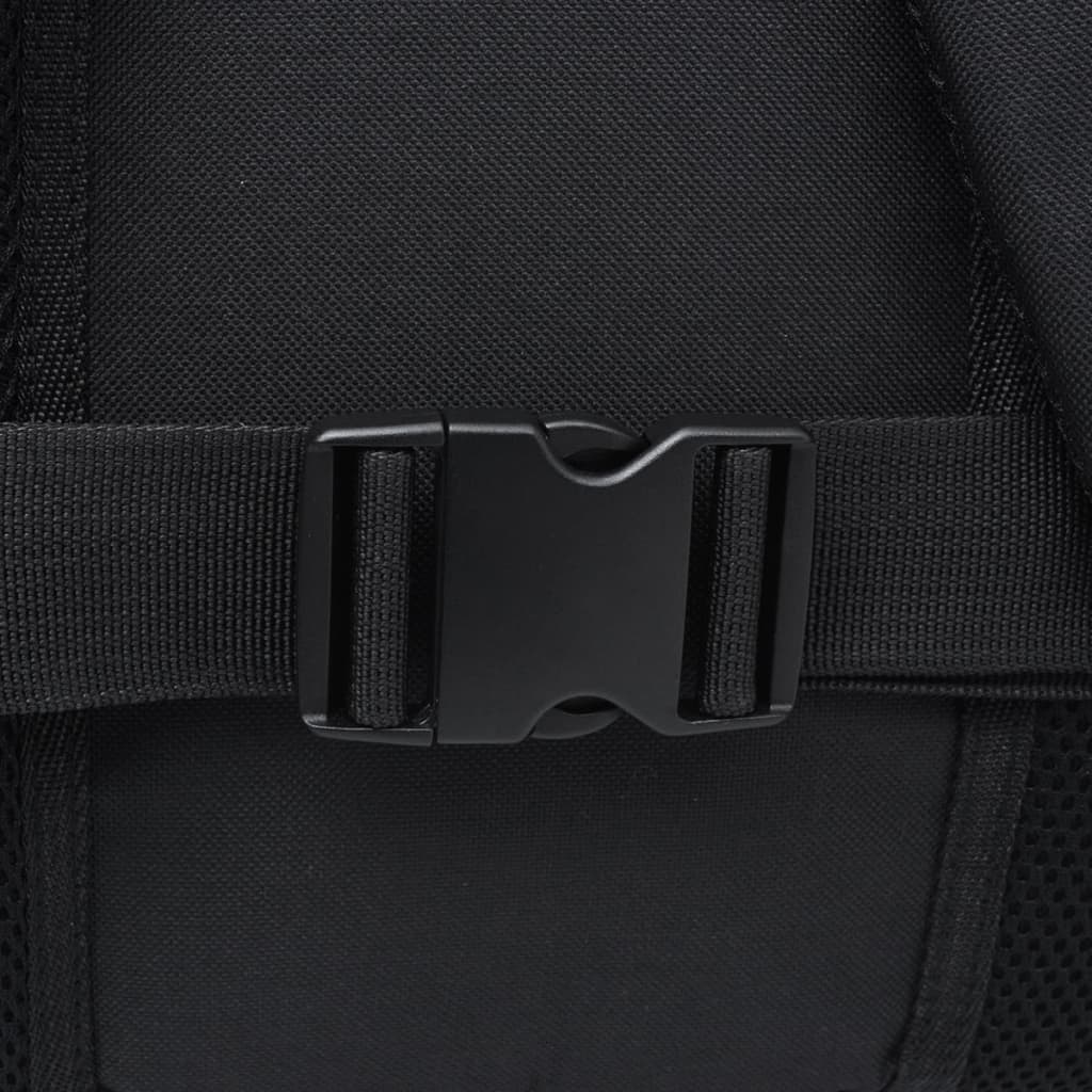 vidaXL Hiking Backpack 40 L Black and Green