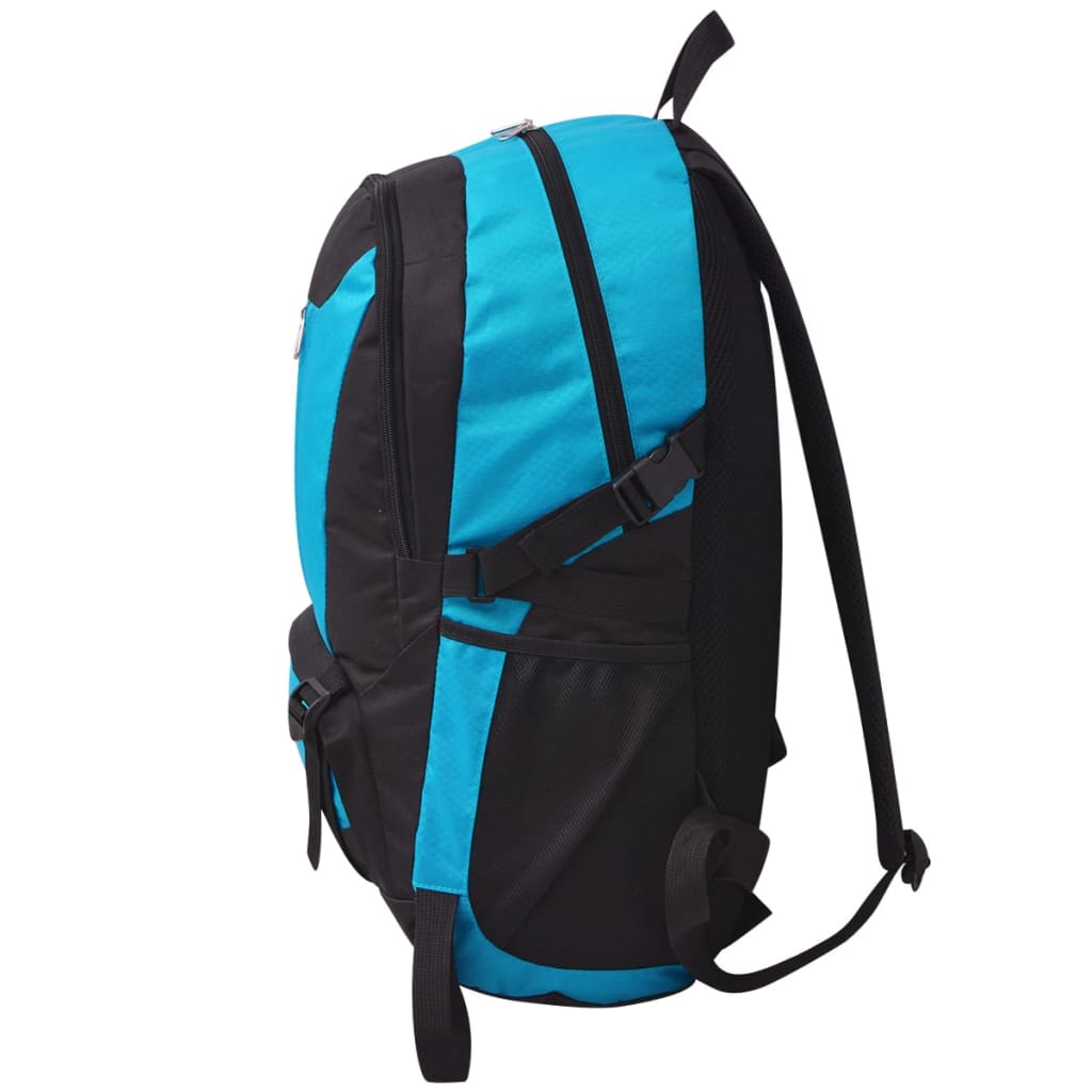 vidaXL Hiking Backpack 40 L Black and Blue