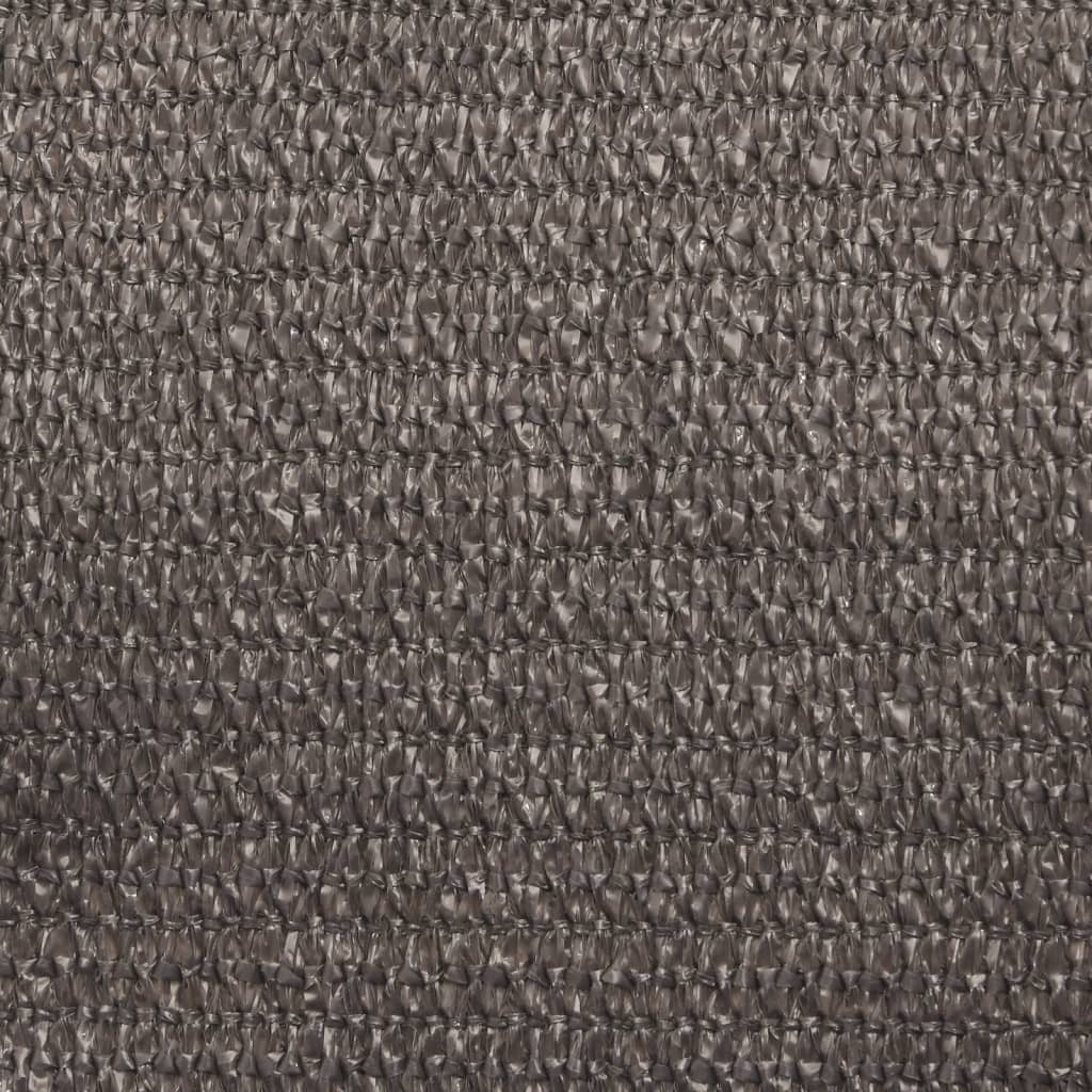 Sunshade Sail HDPE Square 3.6x3.6 m Anthracite