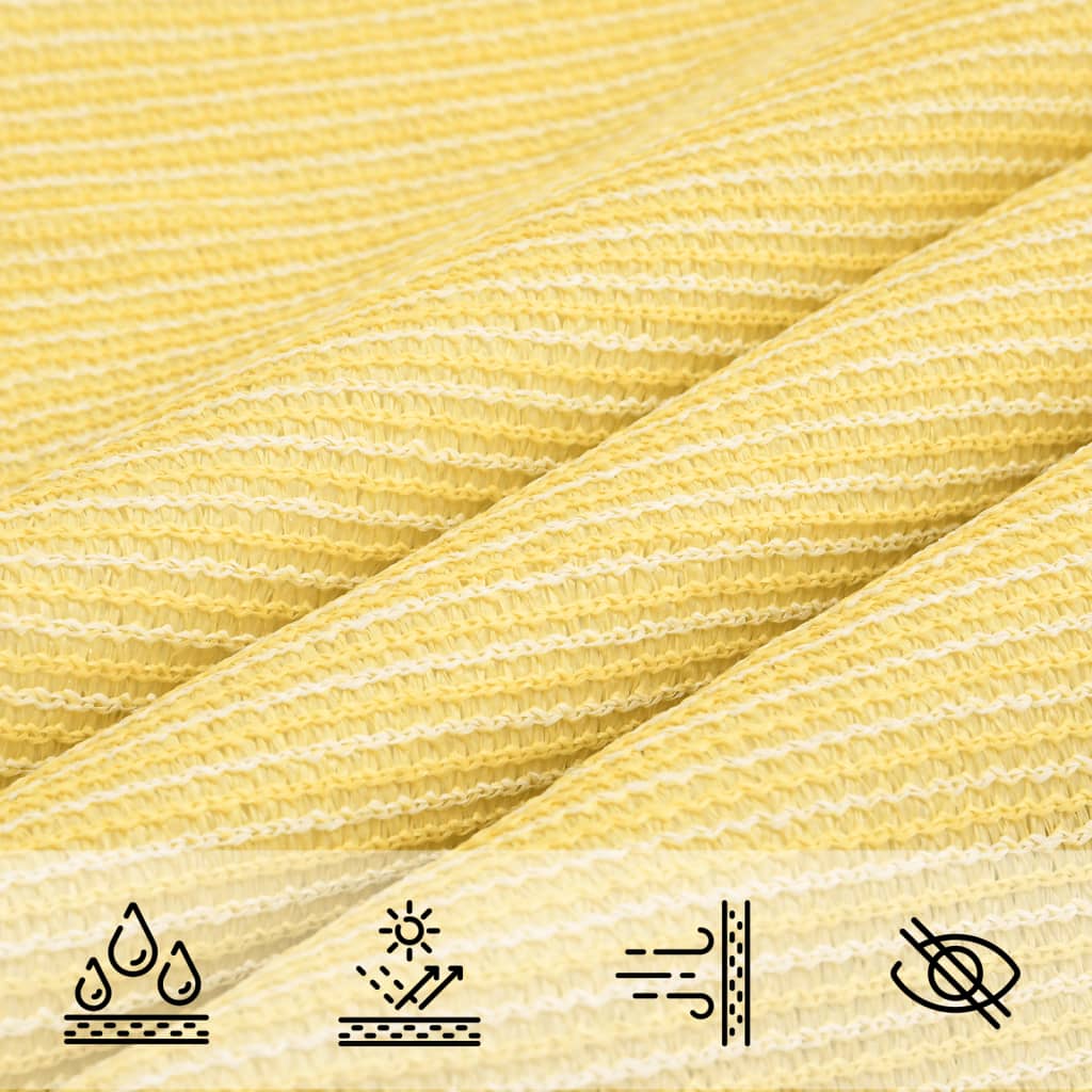 Sunshade Sail HDPE Square 3.6x3.6 m Beige