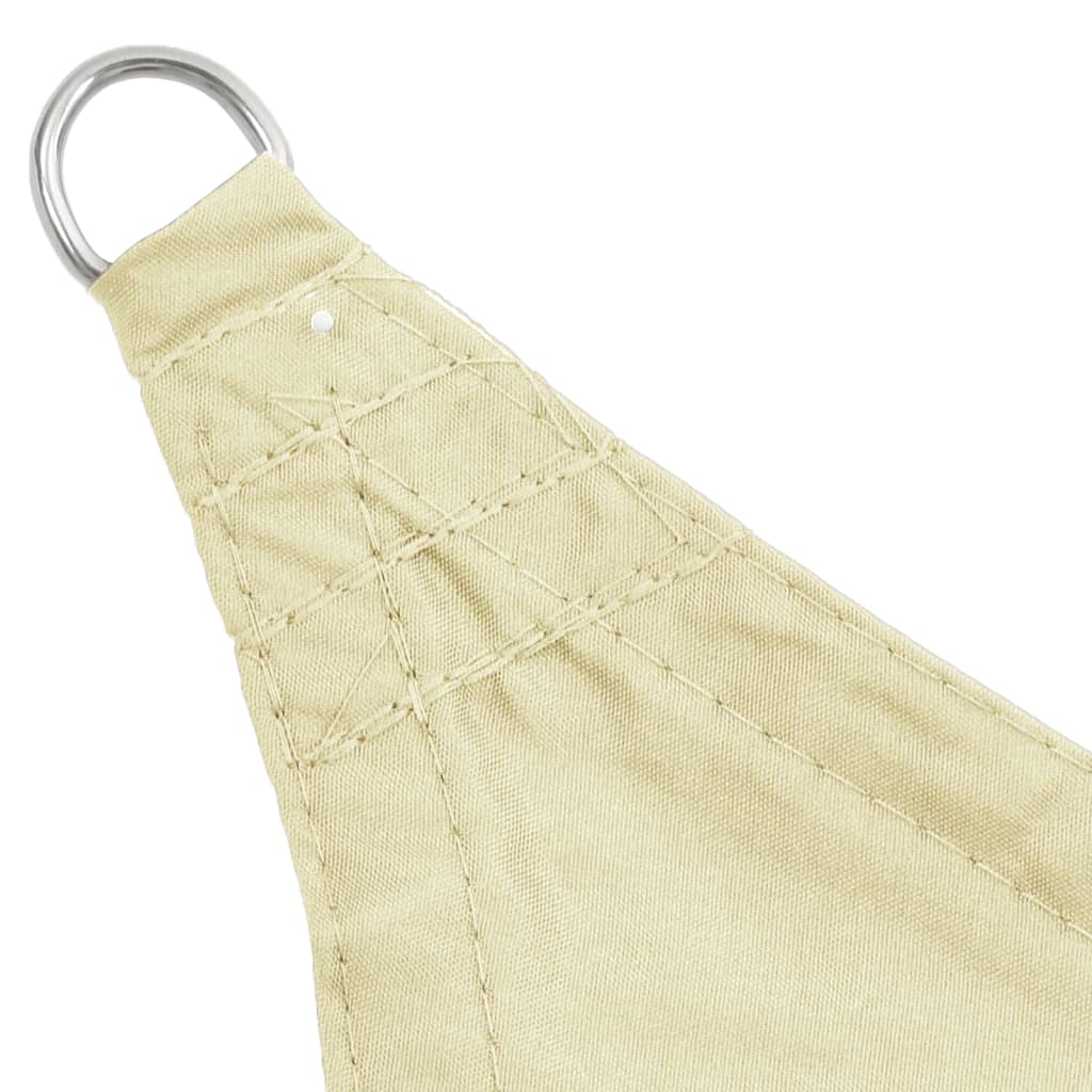 Voile d'Ombrelle Tissu Oxford Carré 3,6x3,6 m Crème