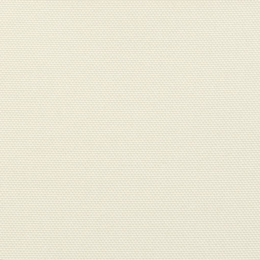 Voile d'Ombrelle Tissu Oxford Carré 3,6x3,6 m Crème