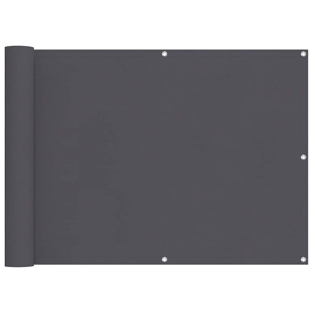 Balcony Screen Oxford Fabric 90x400 cm Anthracite