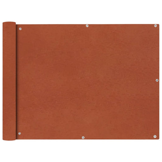 42330 vidaXL Balcony Screen Oxford Fabric 90x400 cm Terracotta