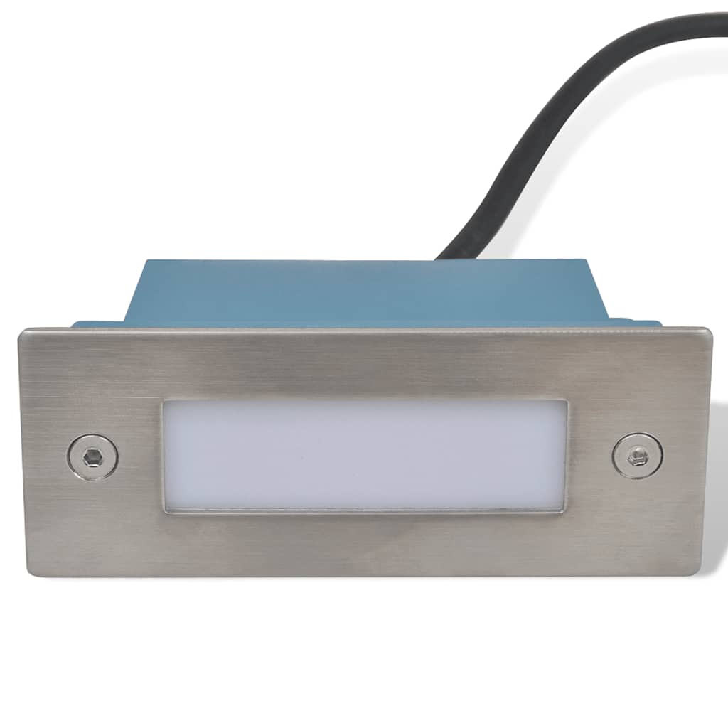 LED Recessed Stair Lights 12 pcs 44x111x56 mm