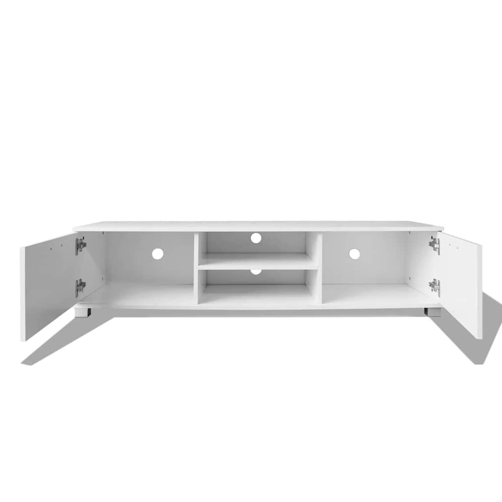 TV Stand | High-gloss white | Engineered wood, MDF | Medium | TV Cabinet