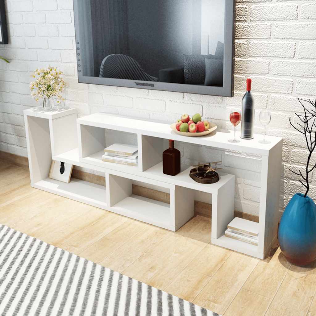 243066 vidaXL TV Cabinet Double L-Shaped White