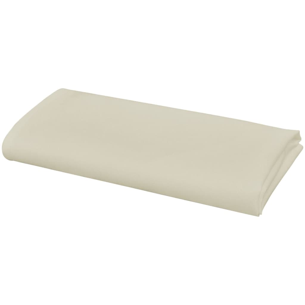 Dinner Napkins 10 pcs Cream 50x50 cm