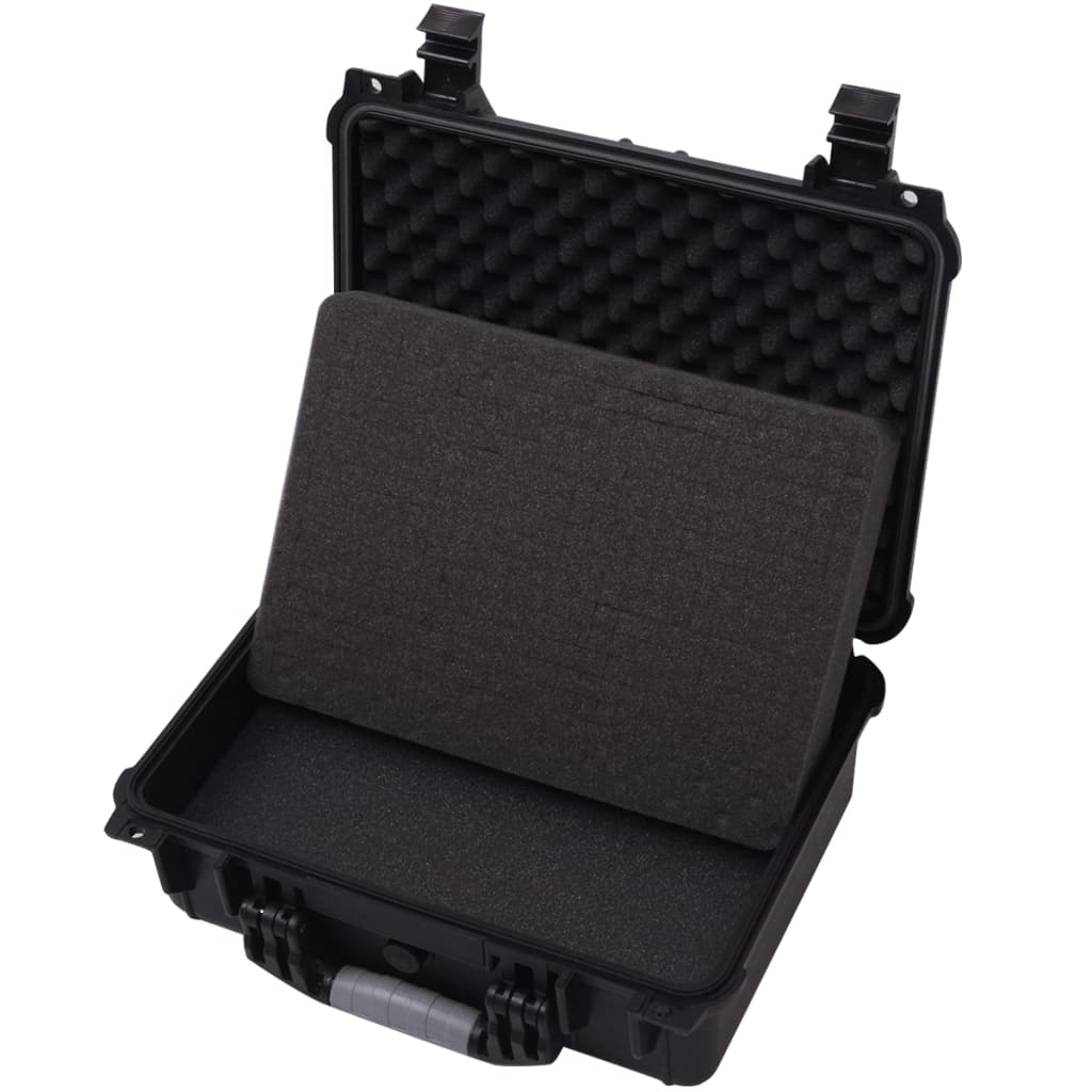142167 vidaXL Protective Equipment Case 40,6x33x17,4 cm Black