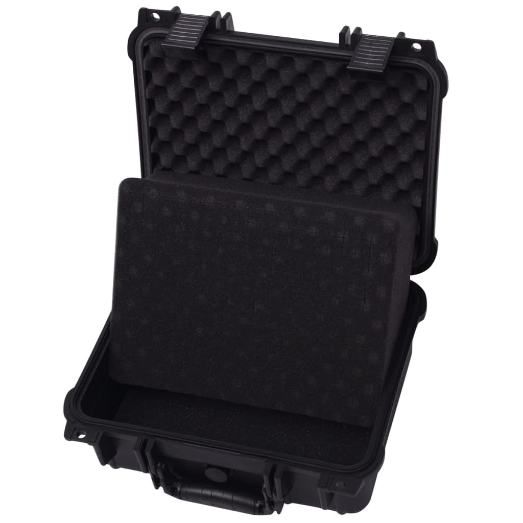 142168 vidaXL Protective Equipment Case 35x29,5x15 cm Black