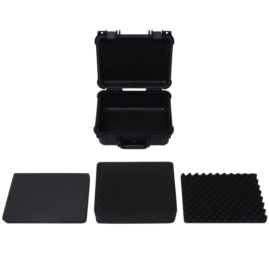 142168 vidaXL Protective Equipment Case 35x29,5x15 cm Black