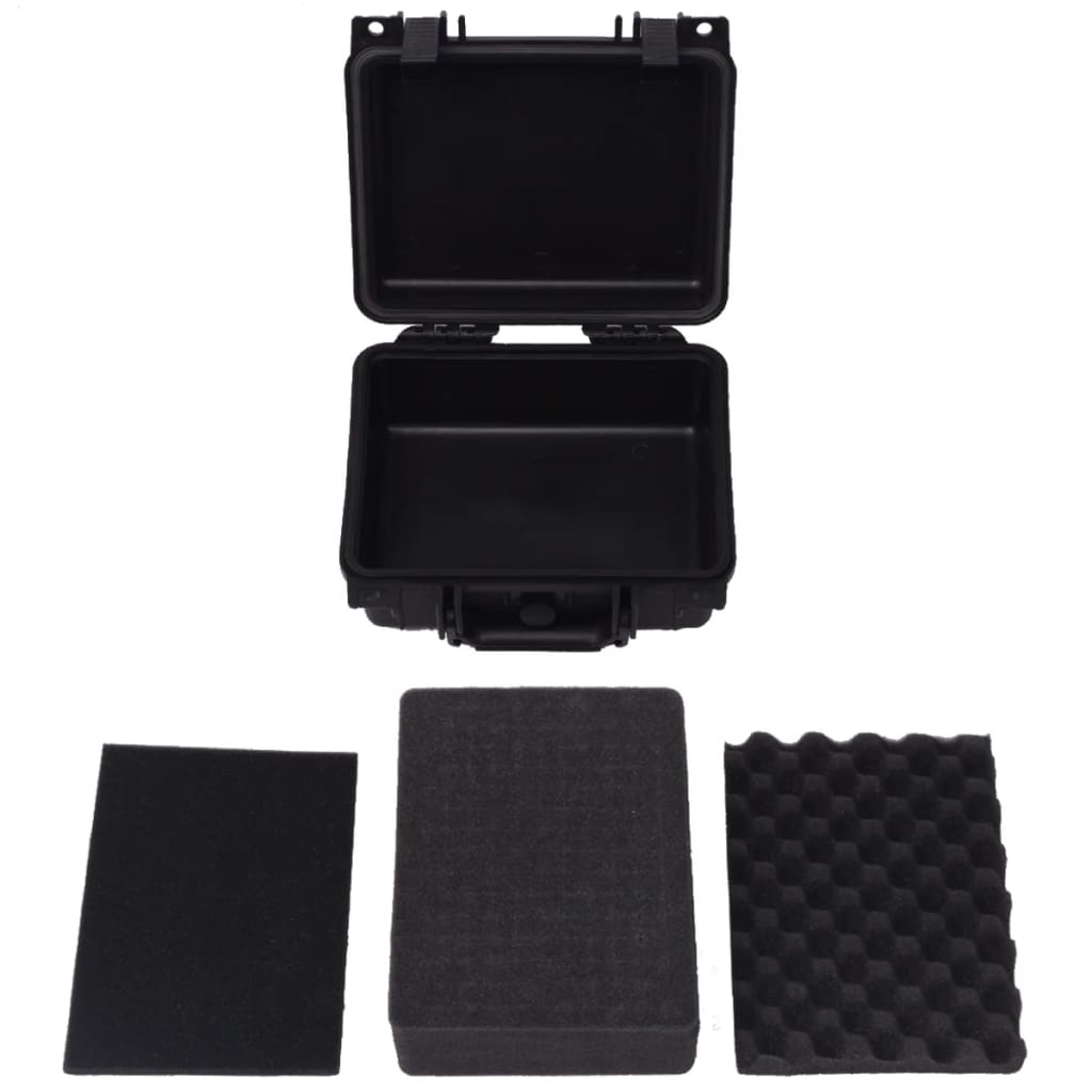 142169 vidaXL Protective Equipment Case 27x24,6x12,4 cm Black