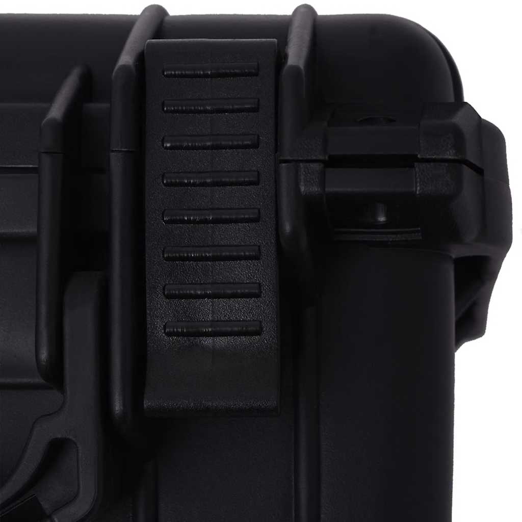 142169 vidaXL Protective Equipment Case 27x24,6x12,4 cm Black