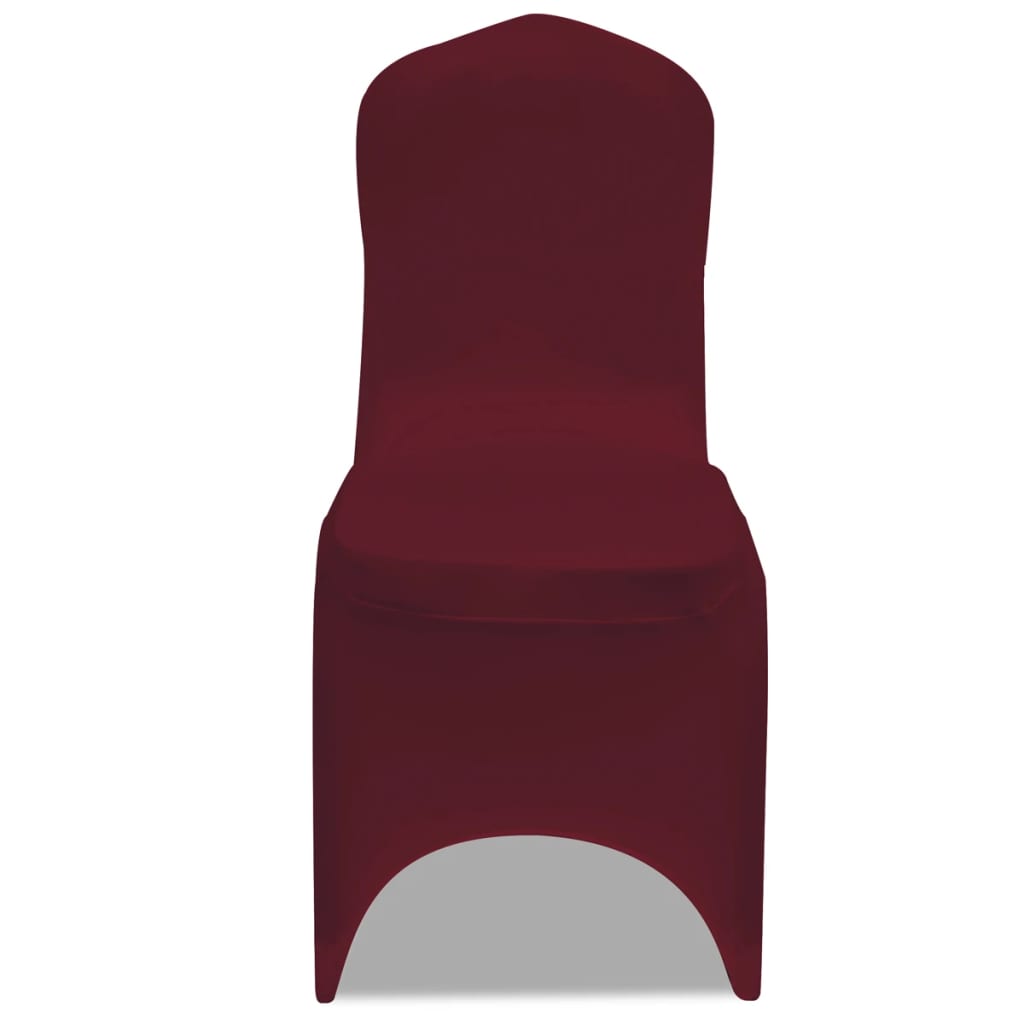 vidaXL Stretch Chair Cover 4 pcs Bordeaux