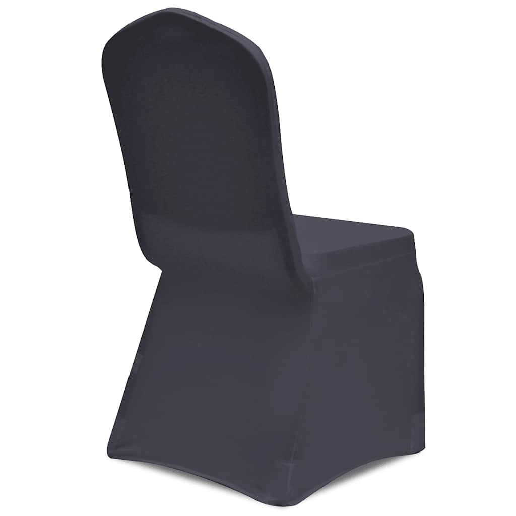131415 vidaXL Stretch Chair Cover 4 pcs Anthracite