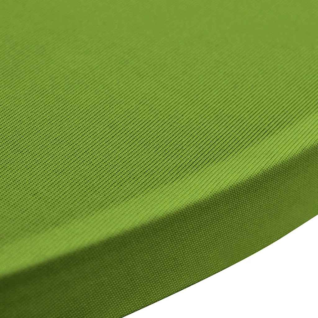 131432 vidaXL Stretch Table Cover 2 pcs 70 cm Green