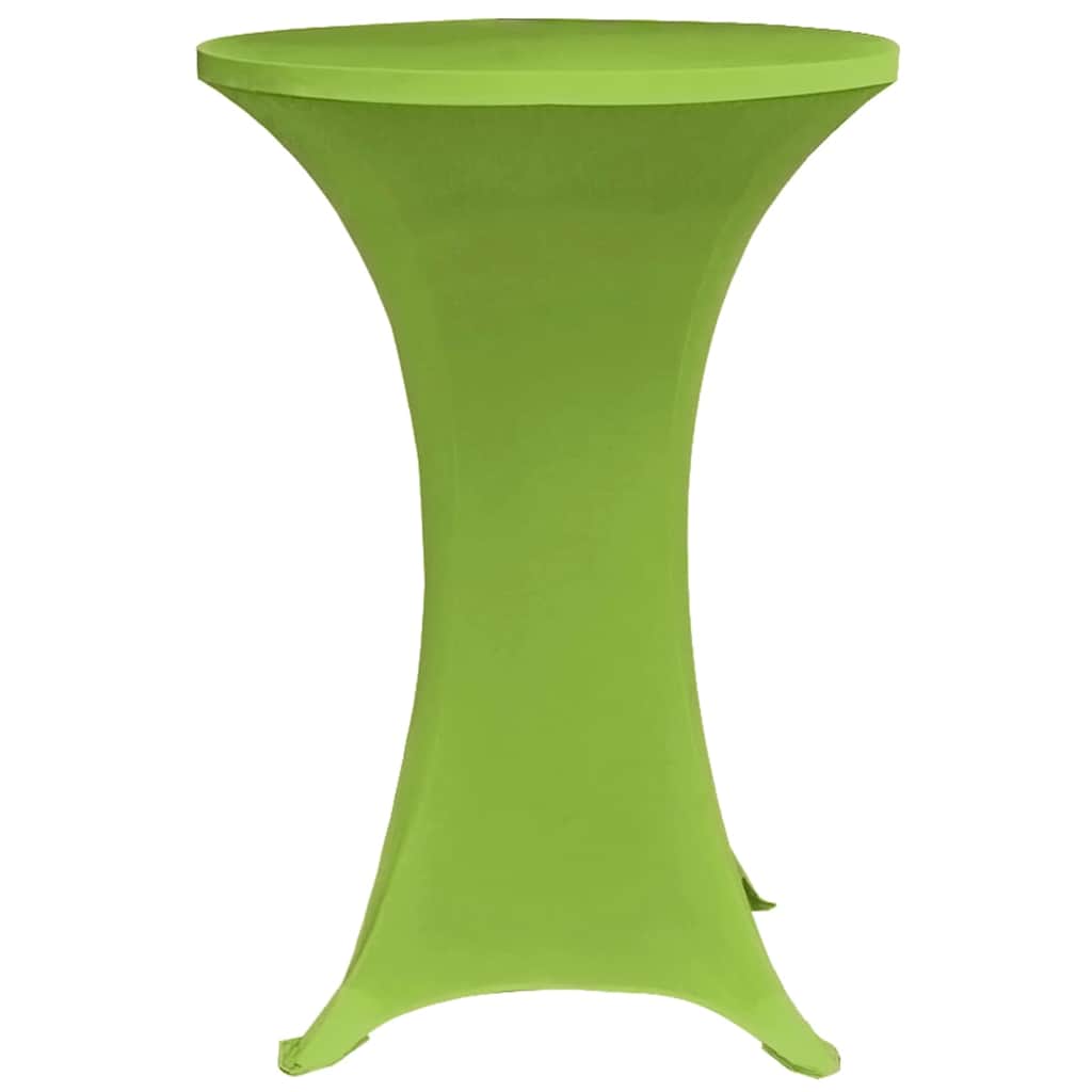 131433 vidaXL Stretch Table Cover 2 pcs 80 cm Green