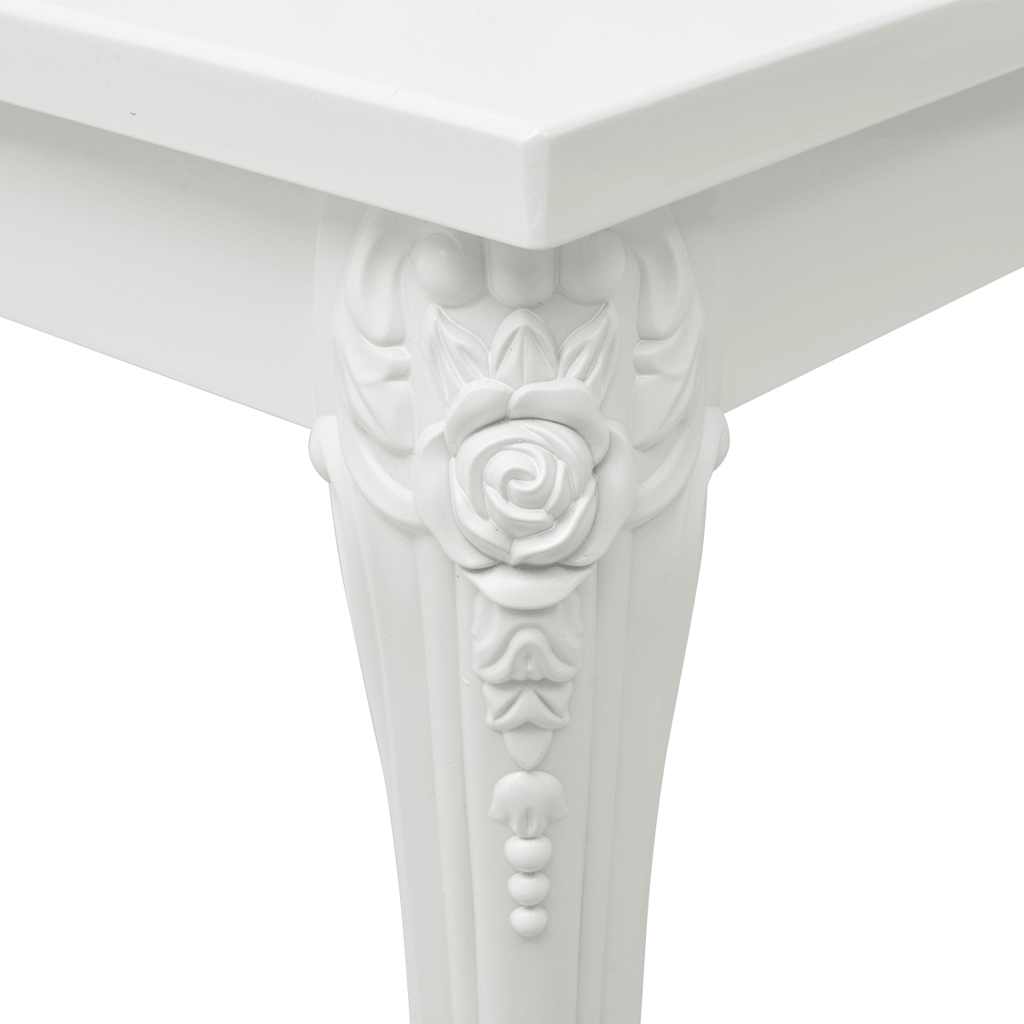 243381 vidaXL Coffee Table 115x65x42 cm High Gloss White