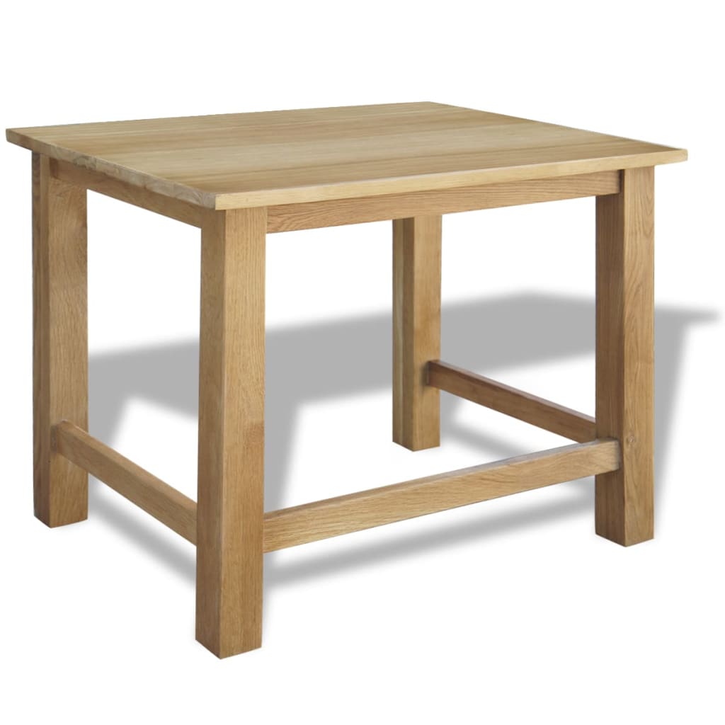 vidaXL Nesting Tables 3 pcs Solid Oak Wood