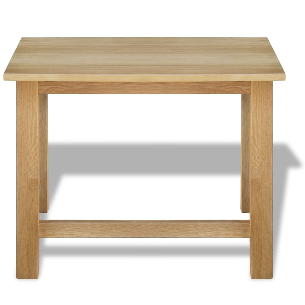 vidaXL Nesting Tables 3 pcs Solid Oak Wood