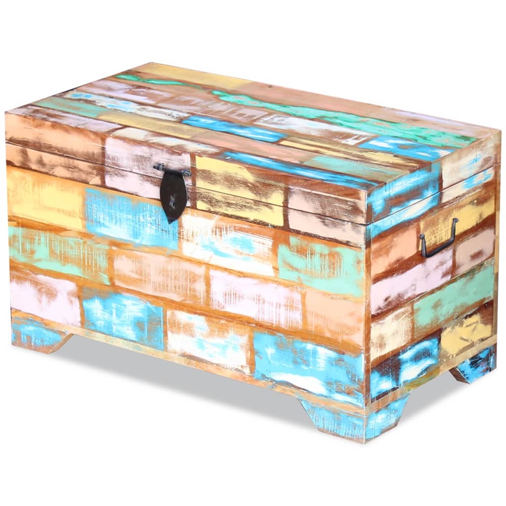 vidaXL Storage Chest Solid Reclaimed Wood