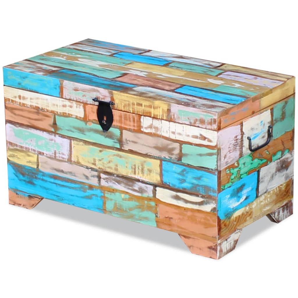 vidaXL Storage Chest Solid Reclaimed Wood