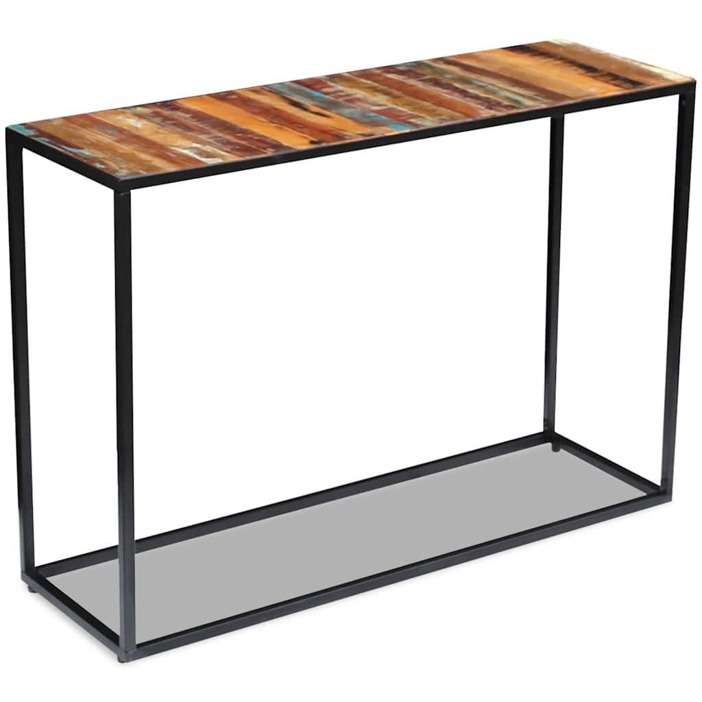 243337 vidaXL Console Table Solid Reclaimed Wood 110x35x76 cm