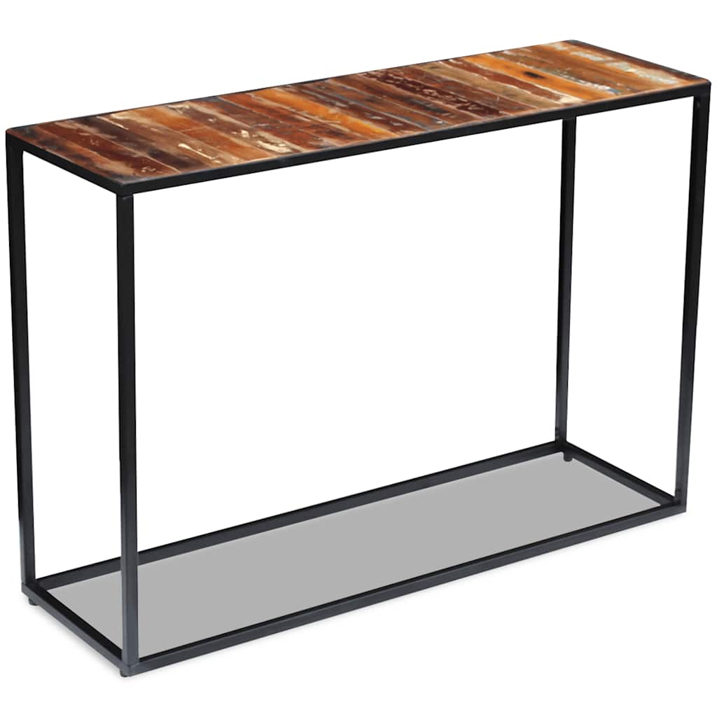 243337 vidaXL Console Table Solid Reclaimed Wood 110x35x76 cm