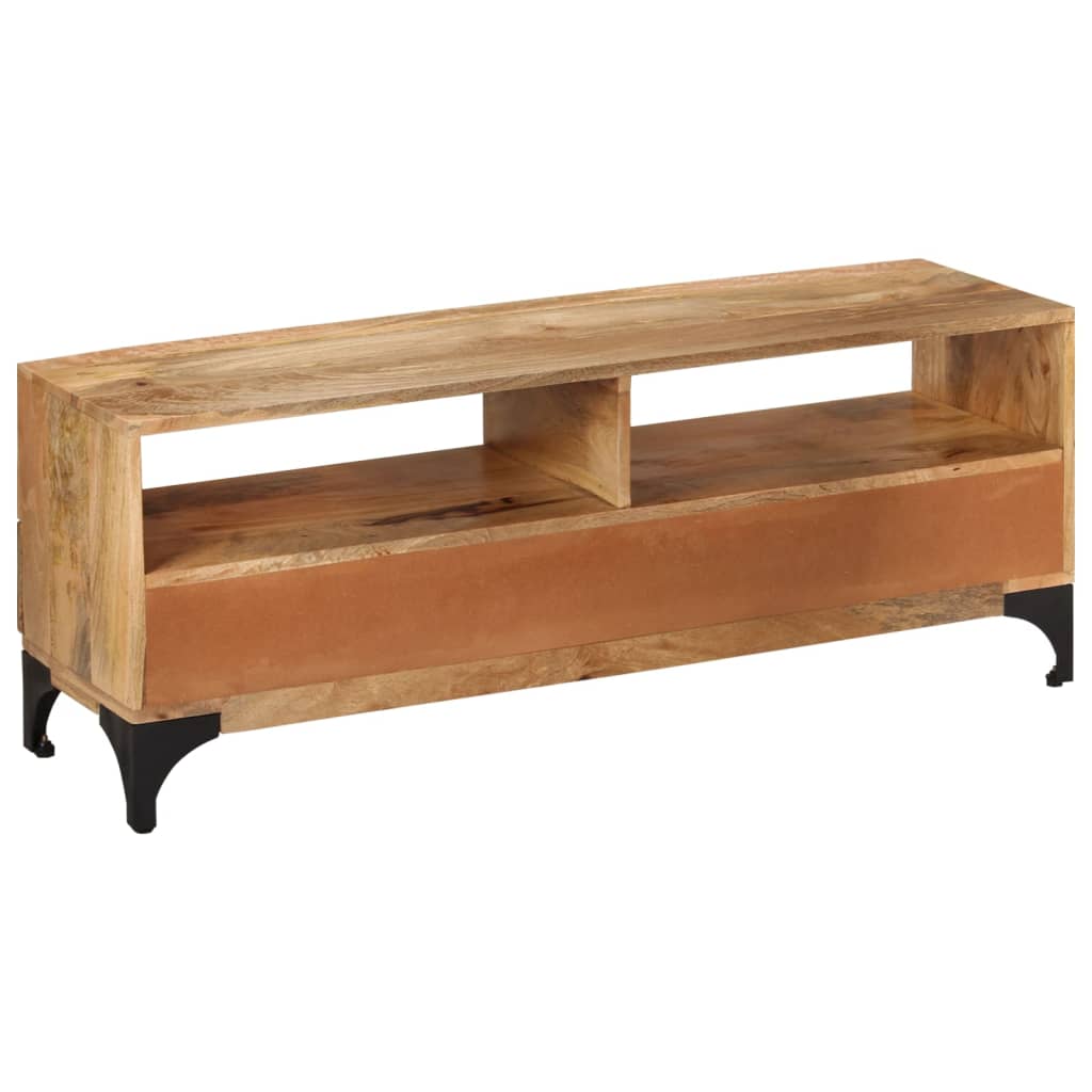 vidaXL TV Stand Mango Wood 120x35x45 cm