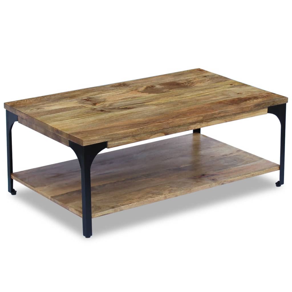 243341 vidaXL Coffee Table Mango Wood 100x60x38 cm