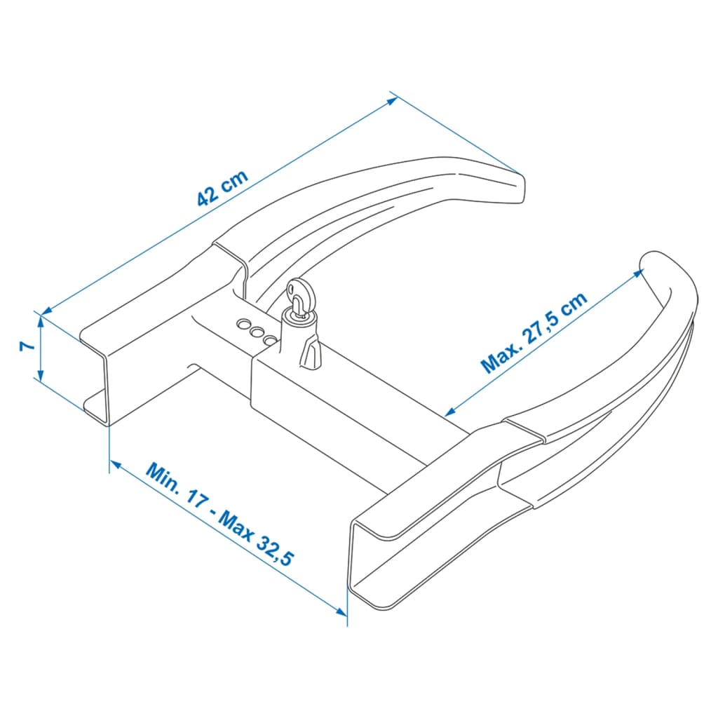 ProPlus Wheel Clamp XL Universal