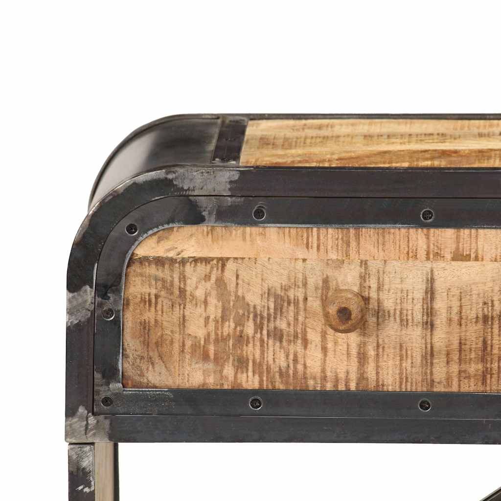 247805 vidaXL Sideboard 120x30x75 cm Solid Mango Wood