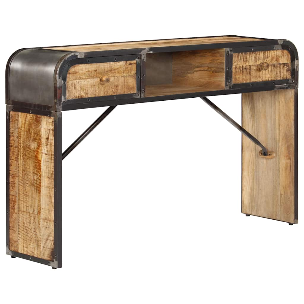 247805 vidaXL Sideboard 120x30x75 cm Solid Mango Wood