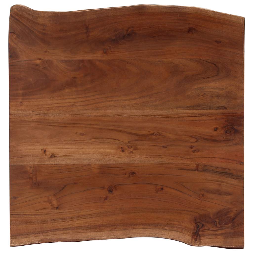 247826 vidaXL Coffee Table with Live Edges 60x60x40 cm Solid Acacia Wood