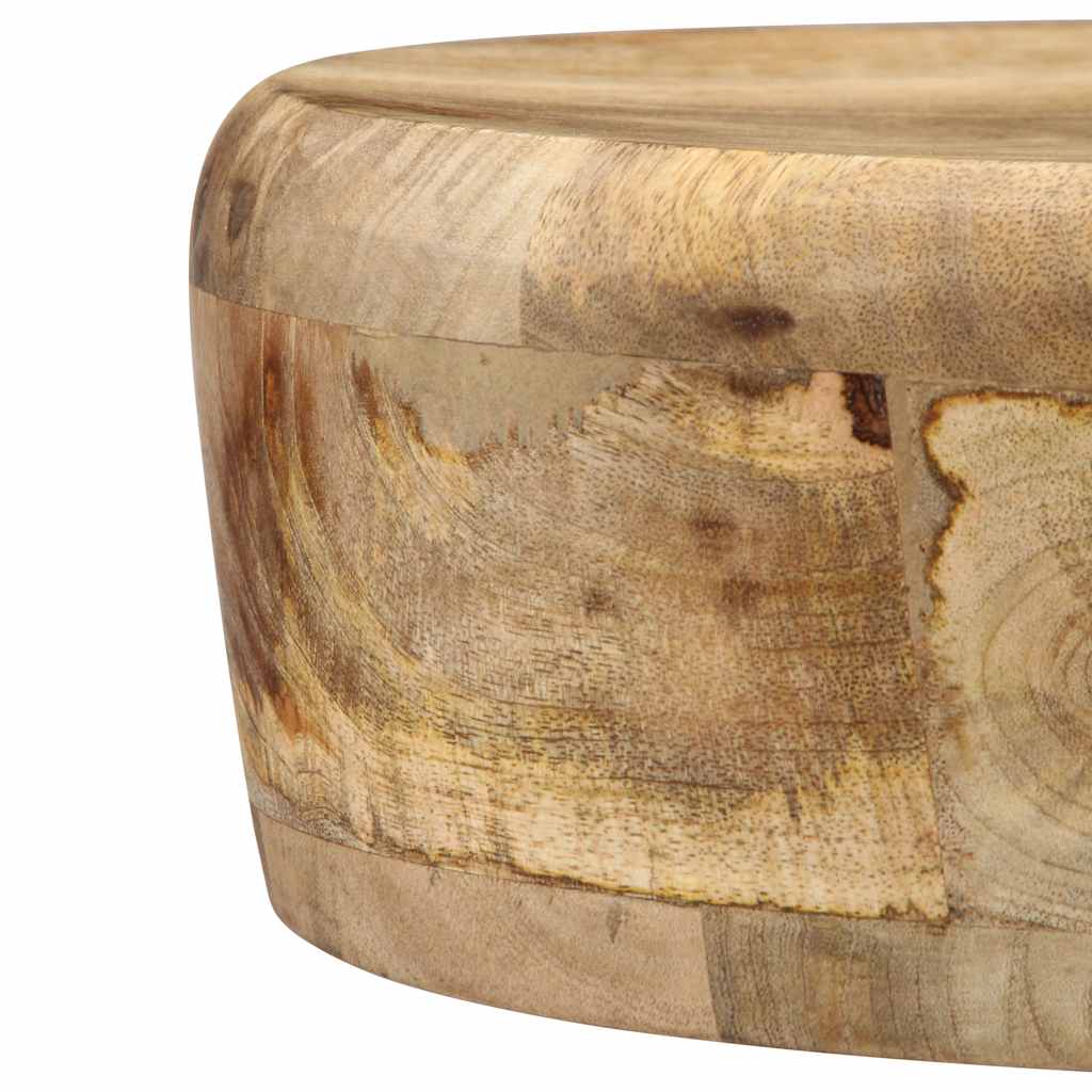 Bar Stools 2 pcs Solid Mango Wood