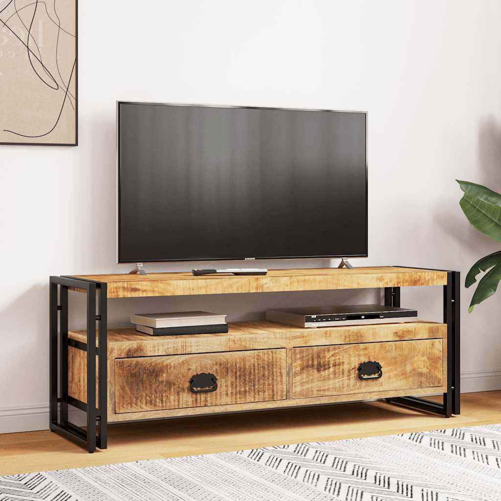 TV Cabinet 120x35x45 cm Solid Mango Wood