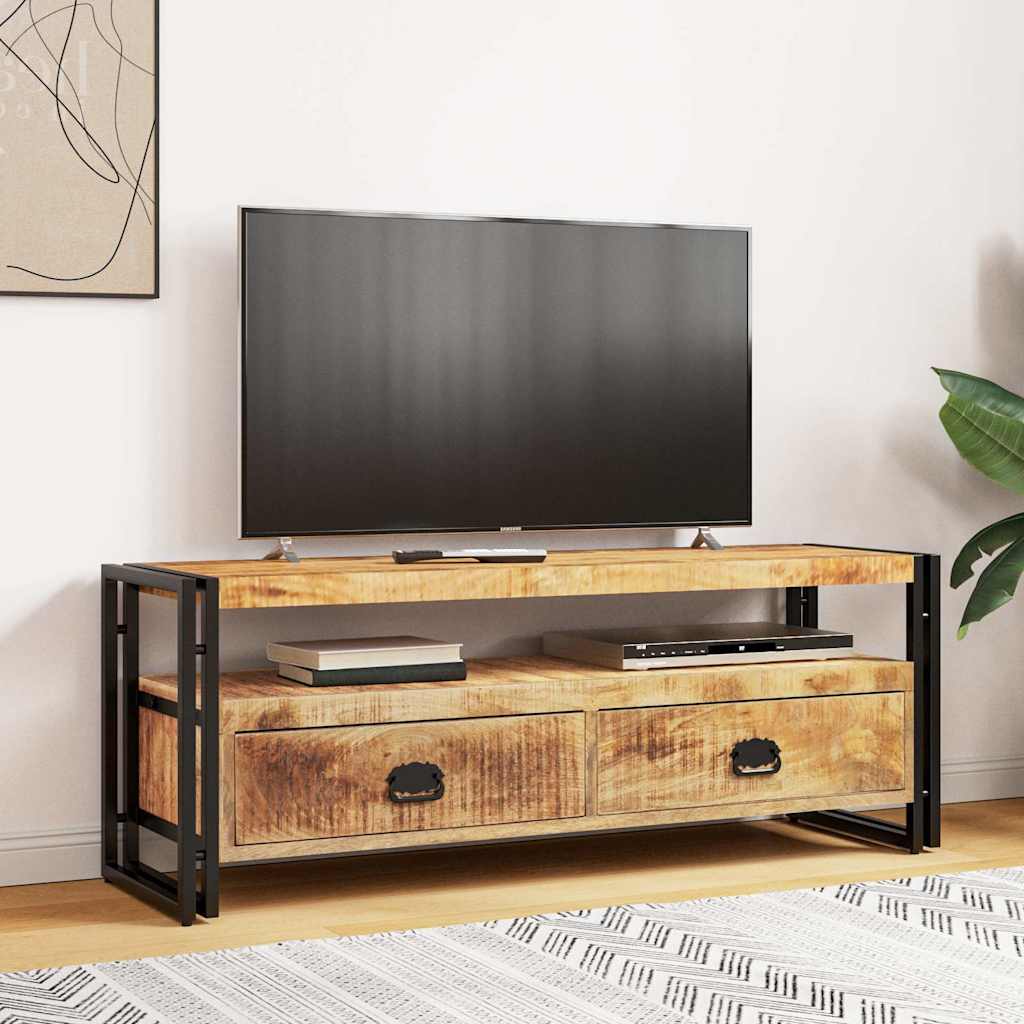 TV Cabinet 120x35x45 cm Solid Mango Wood