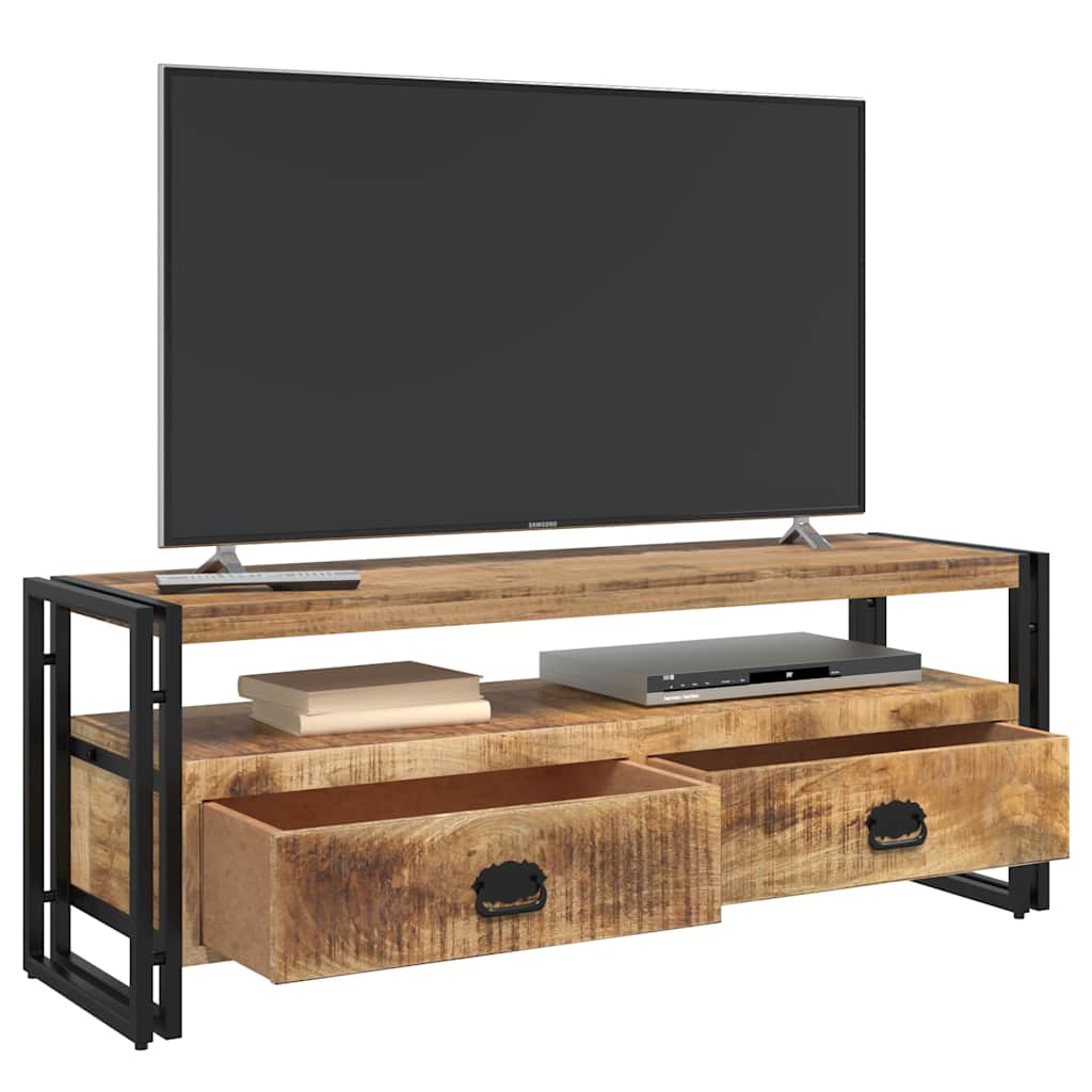 TV Cabinet 120x35x45 cm Solid Mango Wood