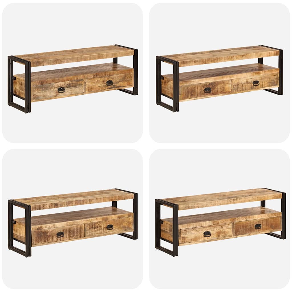 TV Cabinet 120x35x45 cm Solid Mango Wood