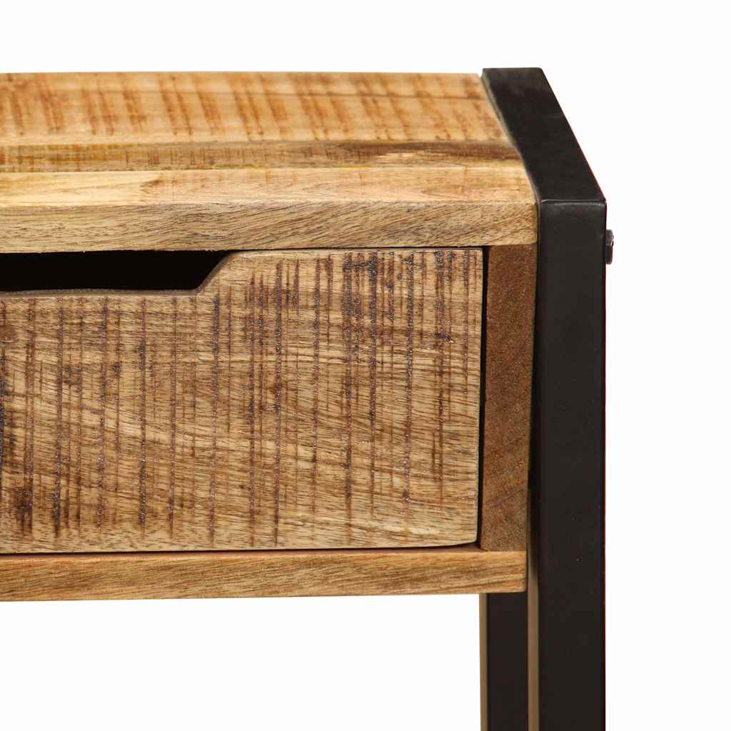 247406 vidaXL Sideboard with 3 Drawers 110x35x75 cm Solid Mango Wood