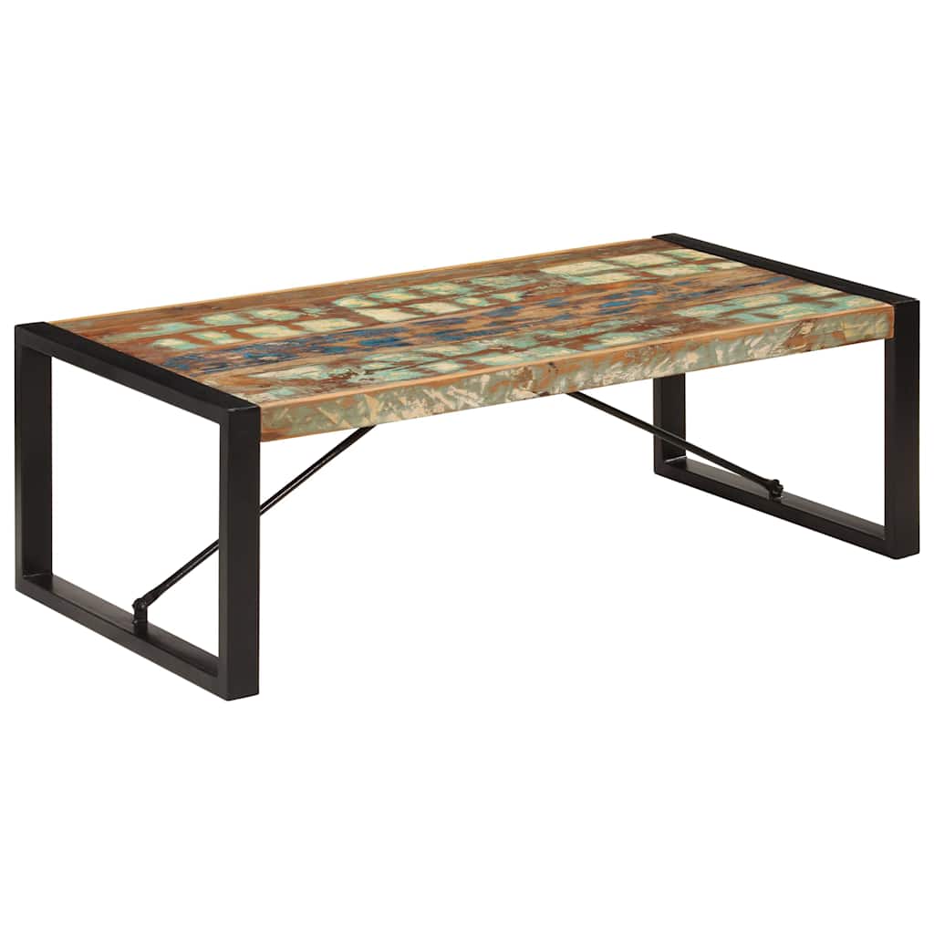 247425 vidaXL Coffee Table 120x60x40 cm Solid Reclaimed Wood