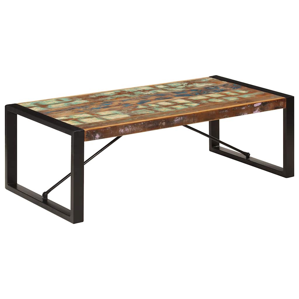 247425 vidaXL Coffee Table 120x60x40 cm Solid Reclaimed Wood