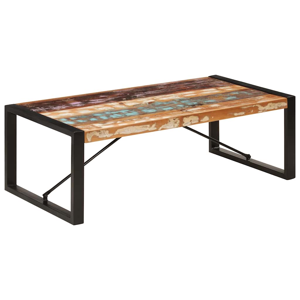 247425 vidaXL Coffee Table 120x60x40 cm Solid Reclaimed Wood